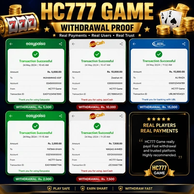 HC777 Game Payments
